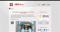 Desktop Screenshot of alfisti.rs